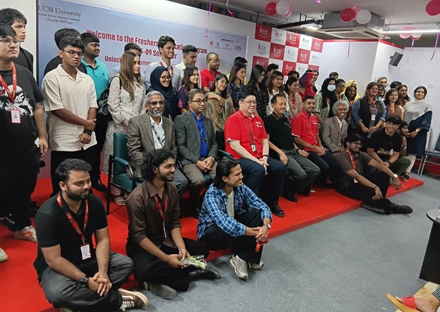 ইউসিএসআই ইউনিভার্সিটি বাংলাদেশ ক্যাম্পাসে শিক্ষার্থীদের ওরিয়েন্টেশন
