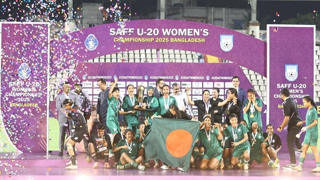 সাফ চ্যাম্পিয়ন সাগরিকাদের চোখ এএফসি টুর্নামেন্টে