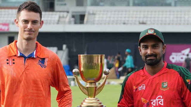 সিরিজ জয়ের লক্ষ্যে ডাচদের বিপক্ষে বোলিংয়ে বাংলাদেশ