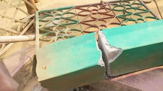 বিদ্যালয়ের গেটের পিলার ভেঙে প্রাণ গেল শিশুর
