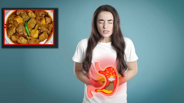 মাংস খেয়ে অ্যাসিডিটি, কমাতে করণীয়