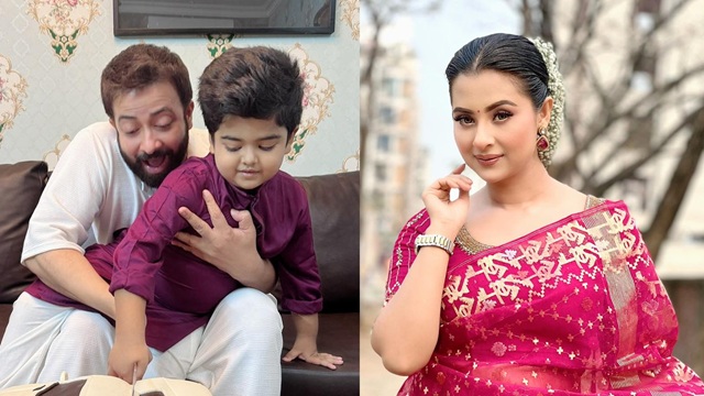 বাবা-ছেলের ভালোবাসার কোনো সীমা নেই : বুবলী