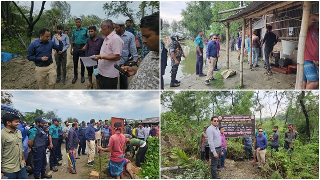 চট্টগ্রামে ১৫টি পুকুরসহ শত একর সরকারি জমি উদ্ধার