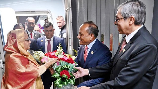 নিউইয়র্কে পৌঁছেছেন প্রধানমন্ত্রী