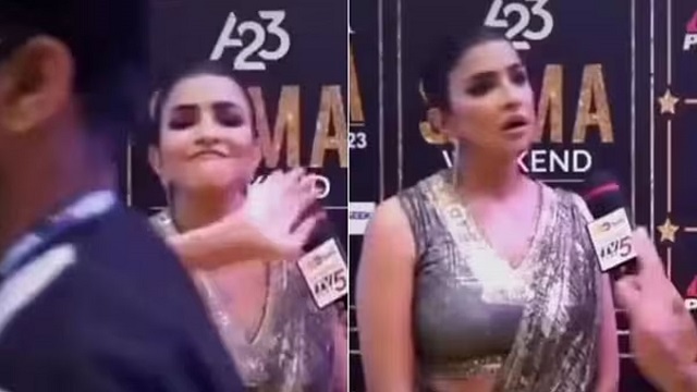 যুবককে প্রকাশ্যে থাপ্পড় দিলেন অভিনেত্রী