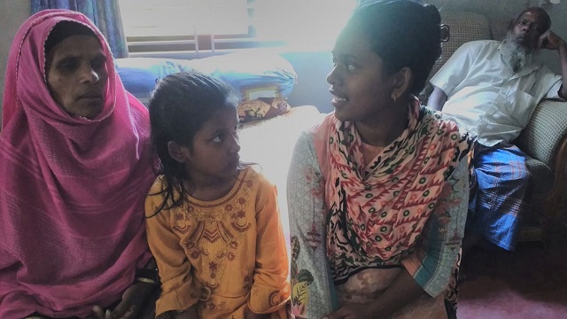 ১১ বছর পর বাবা-মায়ের কাছে ফিরল কাঞ্চনমালা