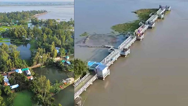 দহগ্রাম সীমান্তে বিএসএফের কাঁটাতারের বেড়া নির্মাণে বিজিবির বাধা