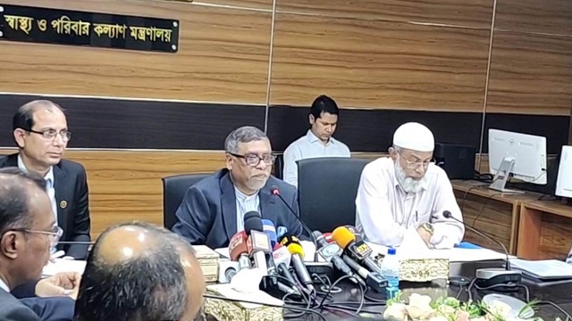 এমবিবিএস ভর্তি পরীক্ষা নিতে বিশেষ ব্যবস্থা নিয়েছি : স্বাস্থমন্ত্রী