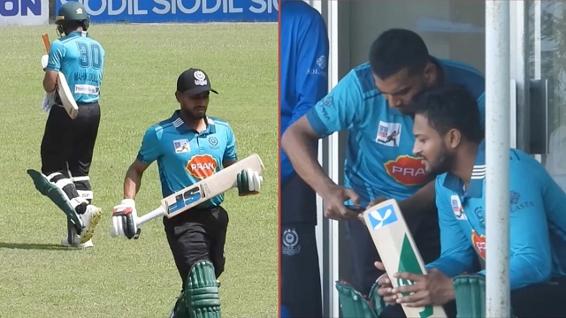আম্পায়ারের সিদ্ধান্তে নাখোশ মিরাজ, ‘বিচার দিলেন’ সাকিবকে
