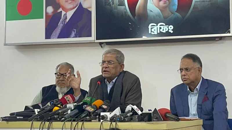  রাজনৈতিক বির্তকে আওয়ামী লীগের দুর্বৃত্তায়ন নিচে পড়ে যাচ্ছে: মির্জা ফখরুল