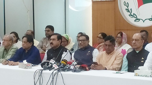 কারা এসে বাধা দেয় আমরা দেখব : ওবায়দুল কাদের
