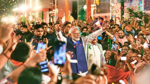 দিল্লিতে ৩২ বছর পর জয়ের সুবাতাস পাচ্ছে বিজেপি
