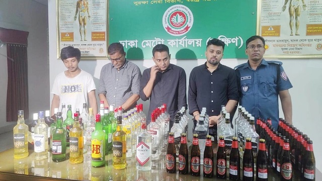 বাড্ডায় ডিজে পার্টির আড়ালে মাদক বিক্রি, গ্রেপ্তার ৪