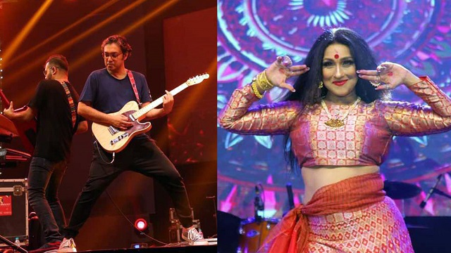 নারায়ণগঞ্জ ক্লাব মাতালেন অনুপম-ঋতুপর্ণা