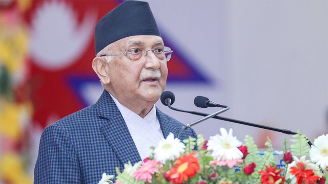 নেপালে বিক্ষোভের জন্য দায়ী স্বার্থান্বেষী মহল : প্রধানমন্ত্রী অলি