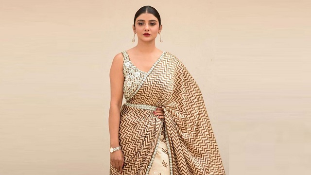 লাস্যময়ী শাড়িতে সামাজিক যোগাযোগ মাধ্যমে ভাইরাল পার্নো