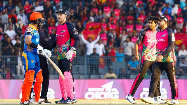 শেষ ওভারে খুলনাকে হারিয়ে টানা দ্বিতীয় জয় সিলেটের 