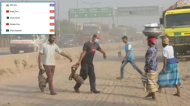 "ঢাকার বাতাস আজ আবারও 'অস্বাস্থ্যকর'!