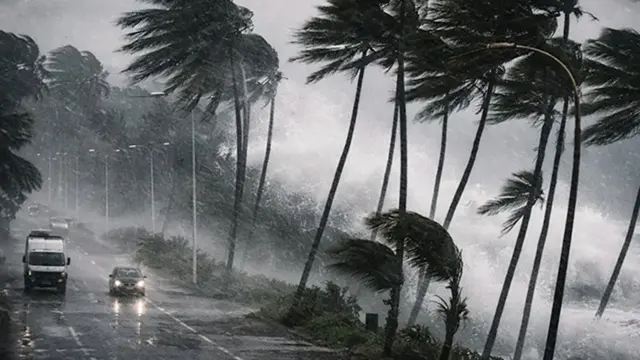 রাতের মধ্যে ছয় অঞ্চলে ৬০ কিলোমিটার বেগে ঝড়ের আভাস