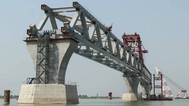 পদ্মা সেতুর ৩৪তম স্প্যান বসছে আজ