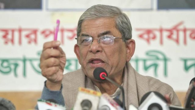 সরকার হঠাতে গণঅভ্যুত্থান চান মির্জা ফখরুল