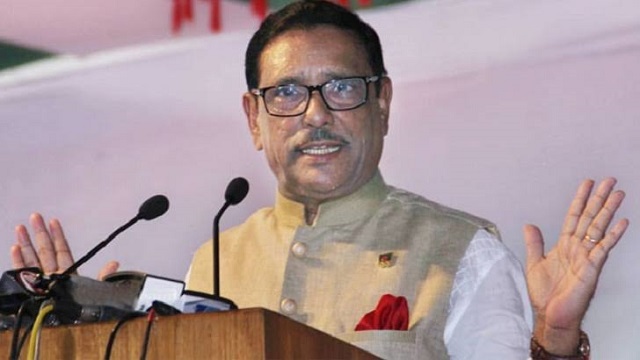 জনগণ ভোট দেবে না জেনেই বিএনপি সরে দাঁড়িয়েছে: ওবায়দুল কাদের
