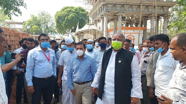 গোপালগঞ্জে মোদির সফর উপলক্ষে গণপূর্ত সচিবের টুঙ্গিপাড়া পরিদর্শন