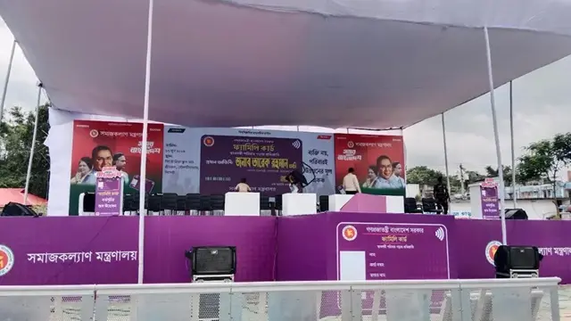 শ্রীমঙ্গলে মঞ্চ প্রস্তুত, প্রধানমন্ত্রীর অপেক্ষায় হাজারো মানুষ