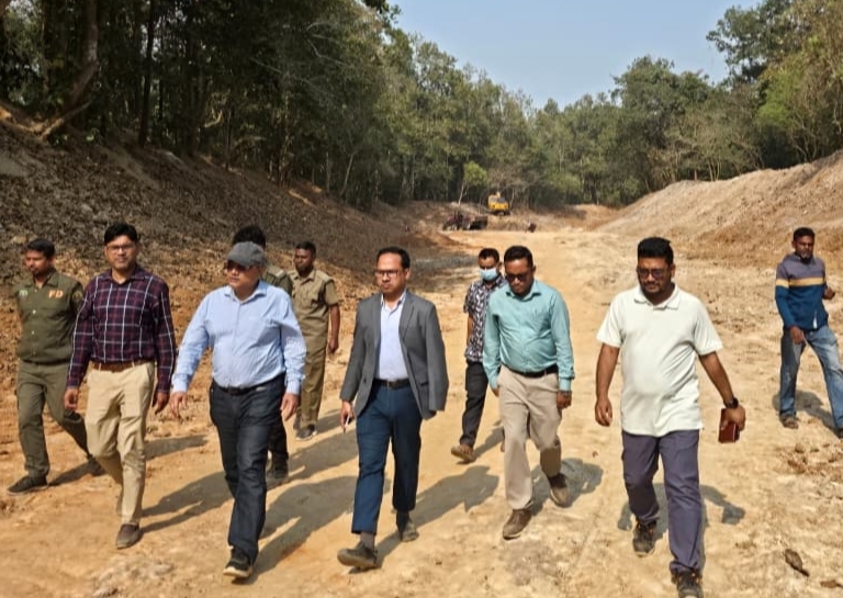After 55 years, lake renovation underway in Madhupur forest of Tangail