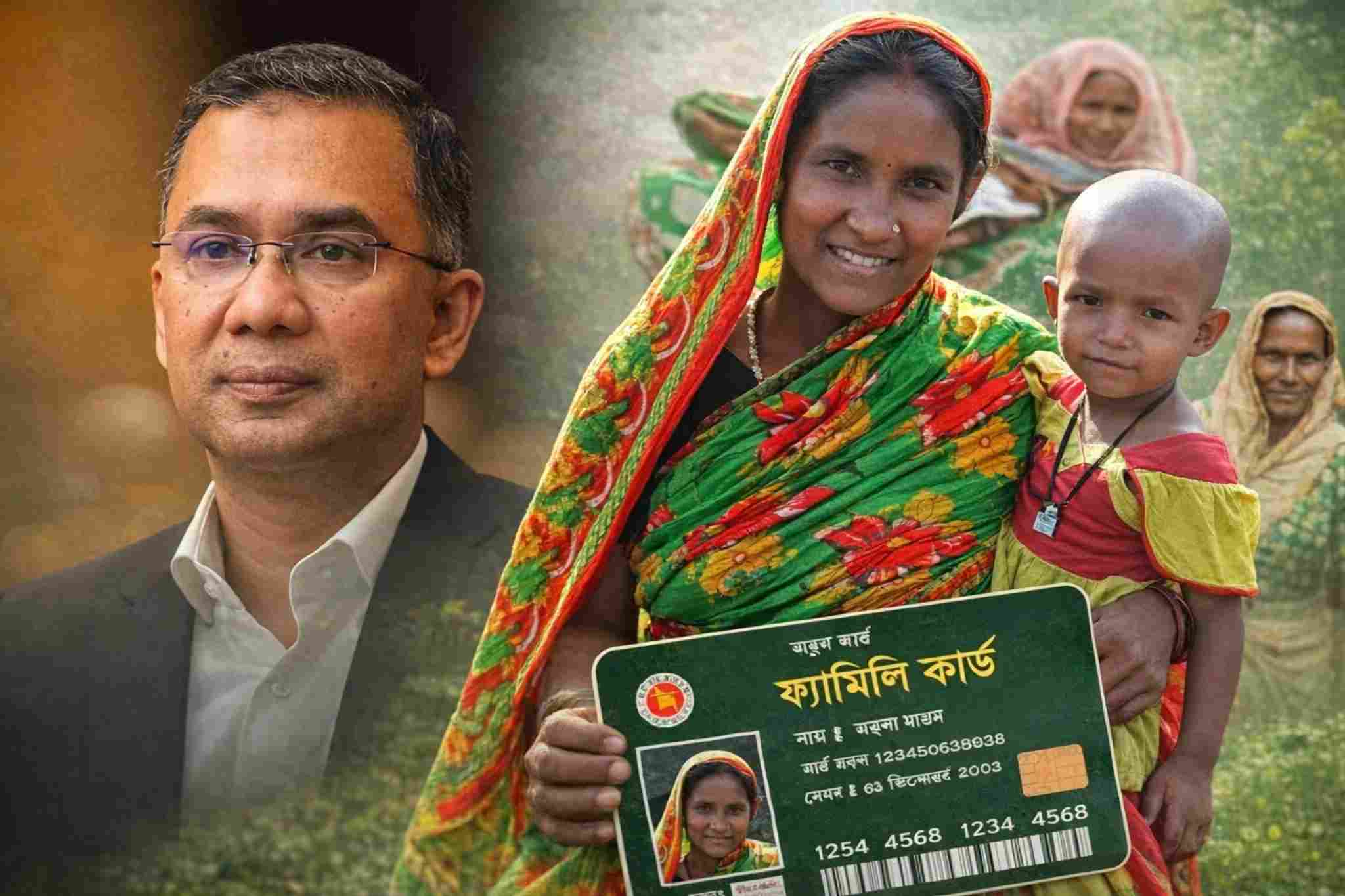 প্রধানমন্ত্রীর "ফ্যামিলি কার্ড" হবে জনগনের আস্থার পরীক্ষা