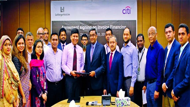 LafargeHolcim Bangladesh inks deal with Citibank