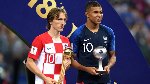 Modric wins World Cup Golden Ball, Mbappe best young player
