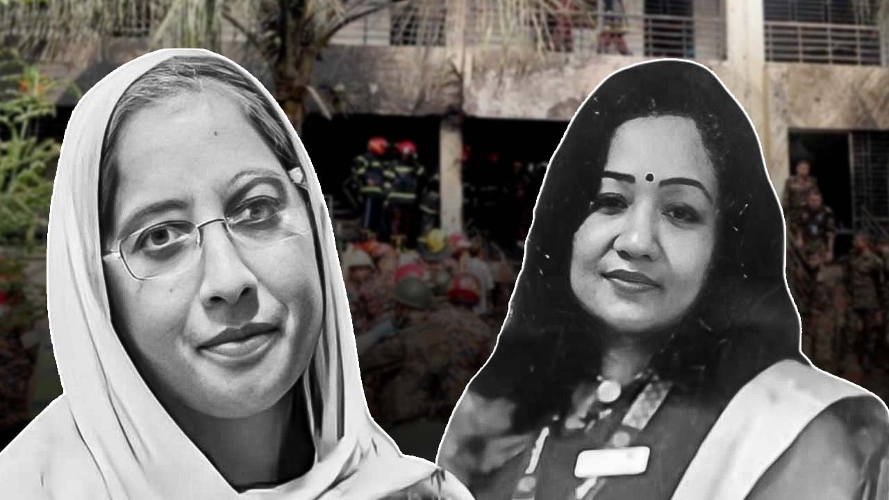 আগুনে পুড়ে নয়, মানবতার আলো হয়ে জ্বলে উঠলেন দুই শিক্ষিকা