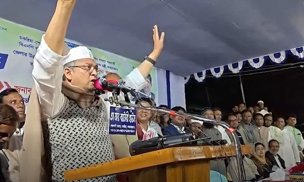 বিএনপির সালাহউদ্দিন আহমদ আহ্বান করলেন ধানের শীষে ভোট দেওয়ার
