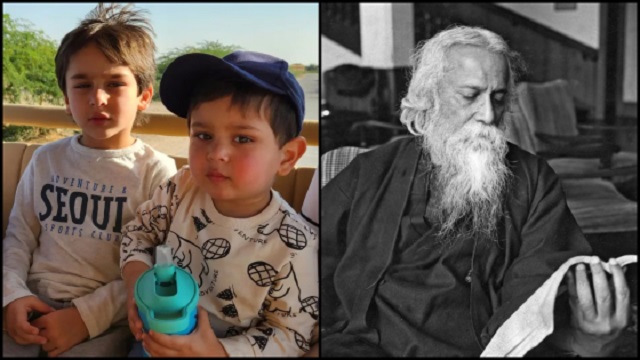সাইফের ছেলেদের সঙ্গে রবীন্দ্রনাথের রক্তের সম্পর্ক