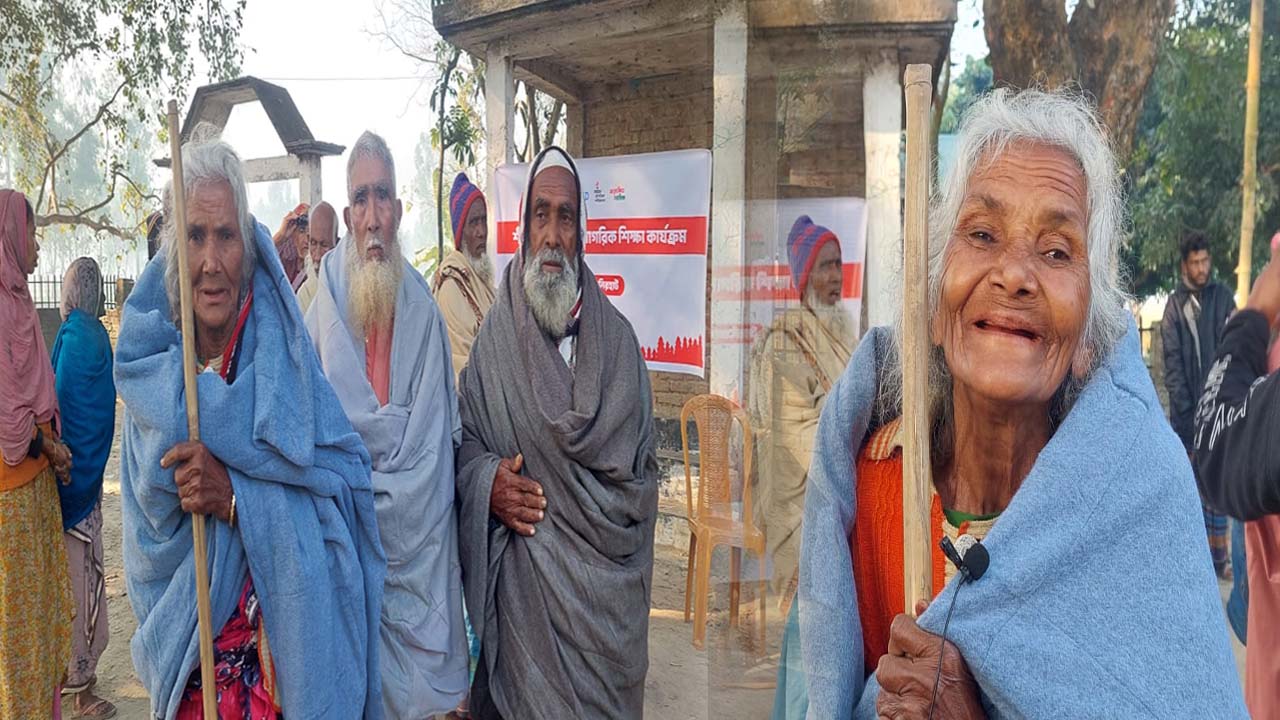 চরের শীতে নোভেইডের মানবিক উষ্ণতা