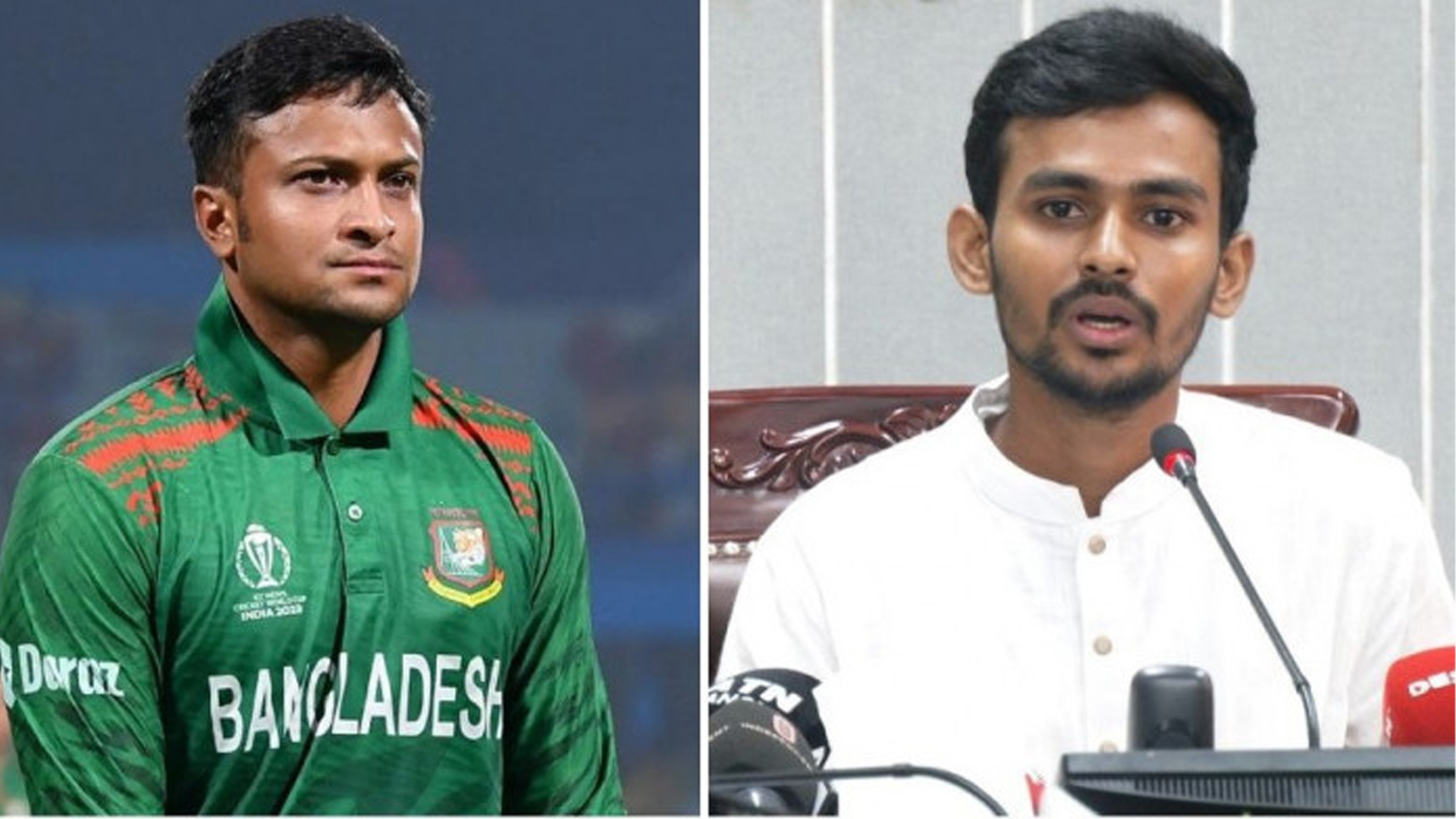 ক্রীড়া উপদেষ্টা ও সাকিবের পাল্টাপাল্টি পোস্ট