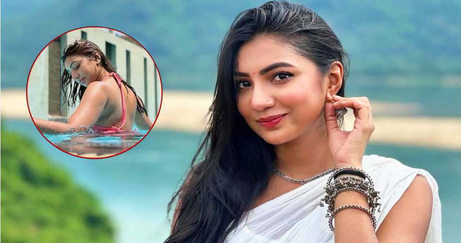সুইমিংপুলে সাহসী লুকে সুনেরাহ