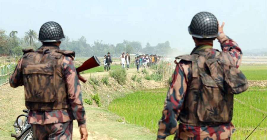 পাটগ্রাম সীমান্তে সাউন্ড গ্রেনেড ছুঁড়লেন বিএসএফ, বিজিবির প্রতিবাদ