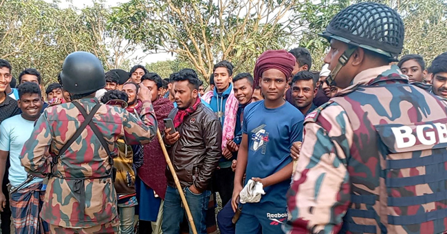 চাঁপাইনবাবগঞ্জ সীমান্ত স্বাভাবিক, চলছে বিজিবির নিয়মিত টহল