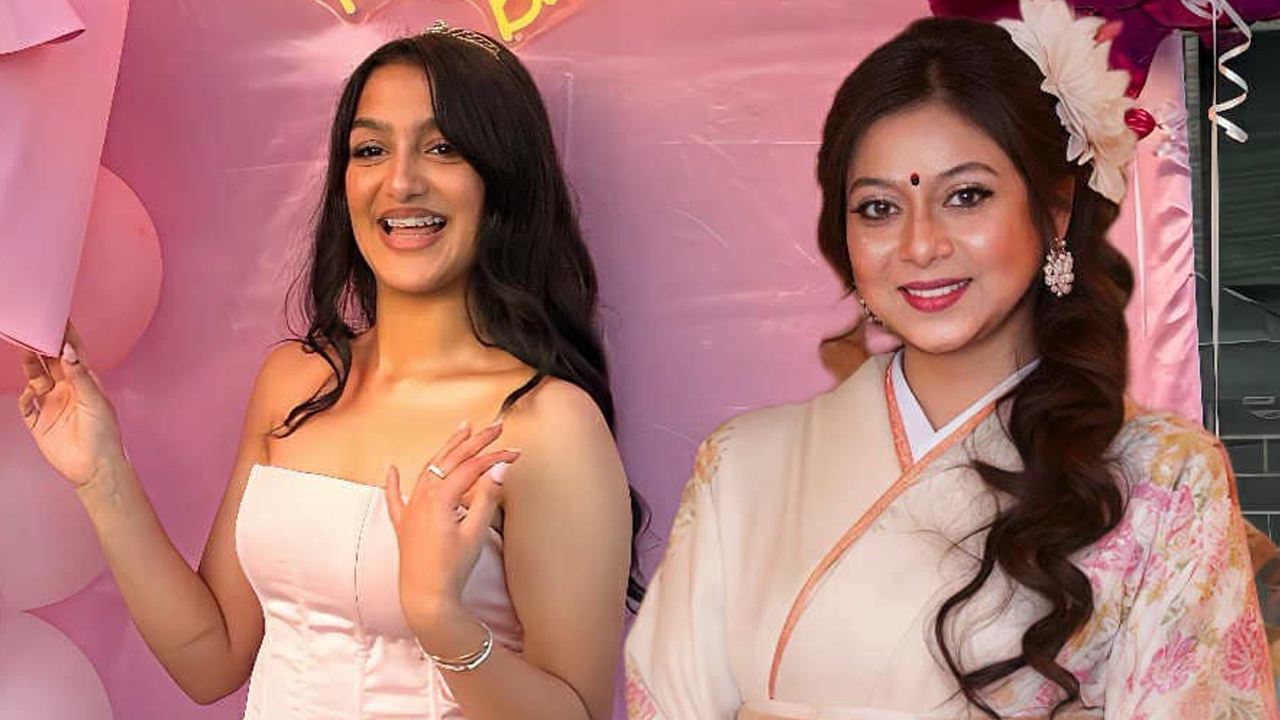 জাপানি কিমোনো পরে ভাগ্নির জন্মদিনে নতুন রূপে শাবনূর