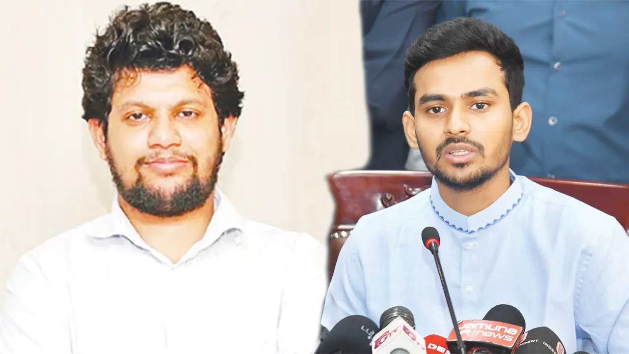 দুই ছাত্র উপদেষ্টার পদত্যাগ ও রাজনৈতিক ভবিষ্যৎ নিয়ে চূড়ান্ত সিদ্ধান্ত আজ–কালেই