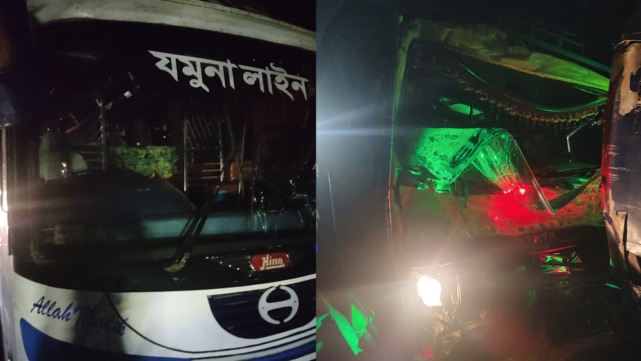 ফরিদপুরে ট্রাকের ধাক্কায় নিহত দুই, অন্তত ১০ আহত