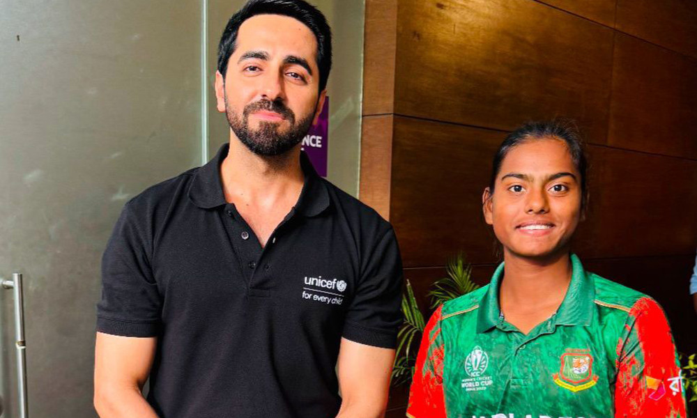 আয়ুষ্মান খুরানার সঙ্গে দেখা হলো মারুফা আক্তারের, ভাইরাল হলো ছবি