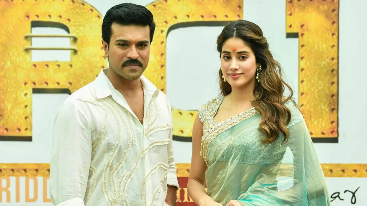 রাম চরণ ও জাহ্নবী কাপুর ‘পেড্ডি’ সিনেমায় জুটি বাঁধবেন