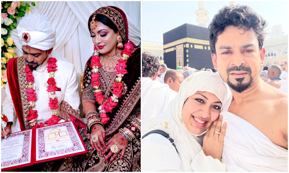 বিয়ের পরেই হুবু বরকে নিয়ে মক্কায় প্রিয়াঙ্কা