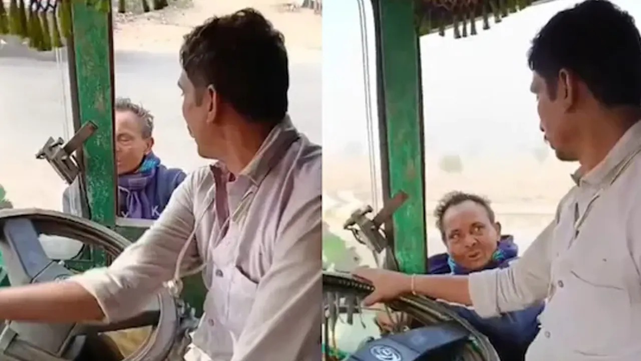 চাঁদাবাজকে ৫ কিলো টেনে নিয়ে গেলেন চালক