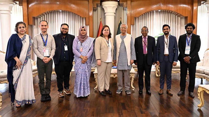 নির্বাচন ও গণভোট সামনে রেখে প্রধান উপদেষ্টার সঙ্গে আনফ্রেল প্রতিনিধিদলের সৌজন্য সাক্ষাৎ