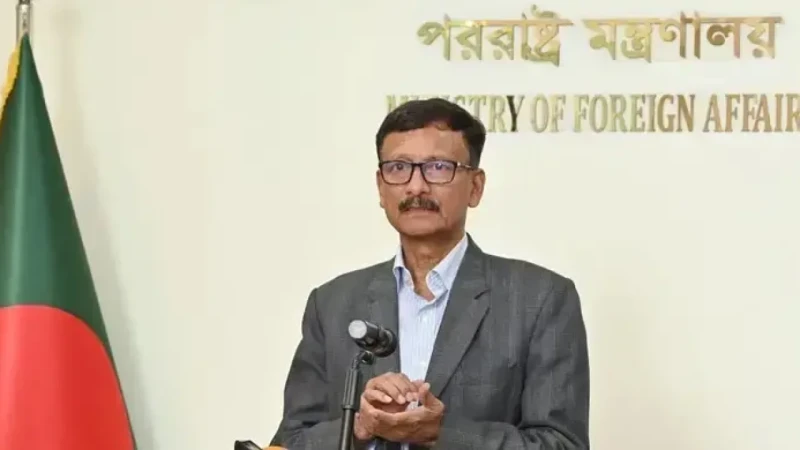 জয়শঙ্করের ঢাকা সফরকে রাজনৈতিকভাবে না দেখার আহ্বান পররাষ্ট্র উপদেষ্টার