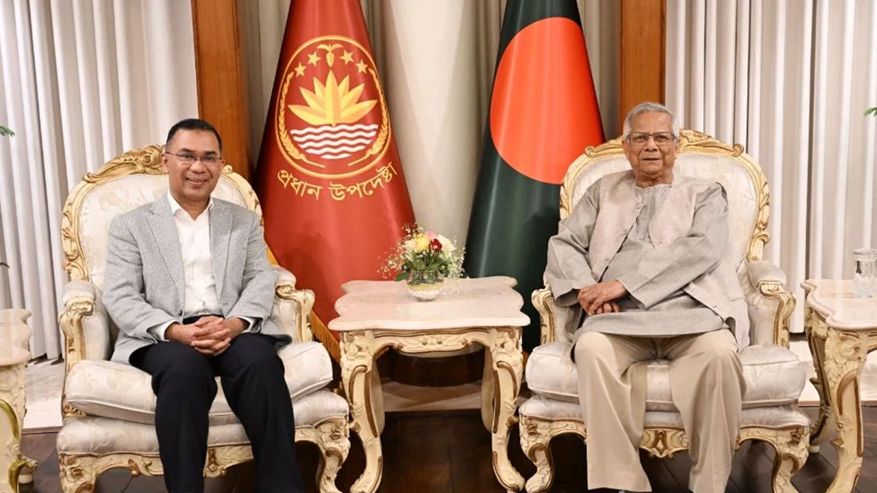 তারেক রহমানকে অভিনন্দন জানালেন প্রধান উপদেষ্টা